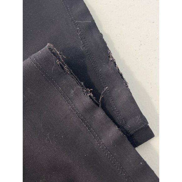 Betabrand Womens 2XL Petite Black Dress Yoga Pants Rayon Black Wide Leg - Picture 7 of 8